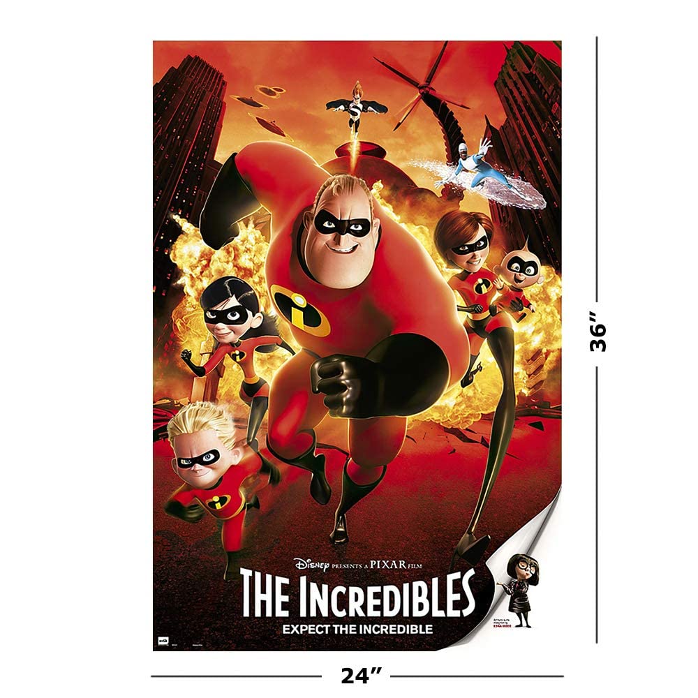 Amazon.co.jp: POSTER STOP ONLINE The Incredibles ピクサー 映画